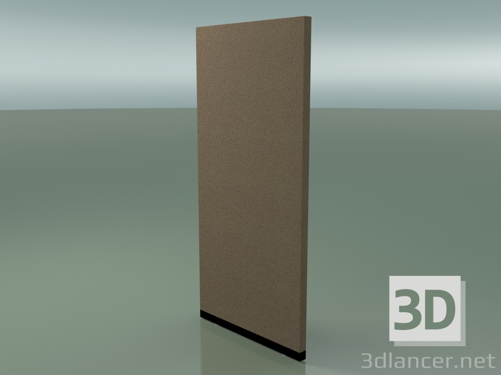3d model Rectangular panel 6400 (132.5 x 63 cm, single color) - preview