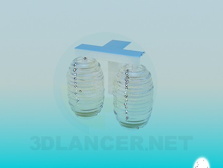3d model Bra with two plafond - preview 3d model Bra with two plafond - preview