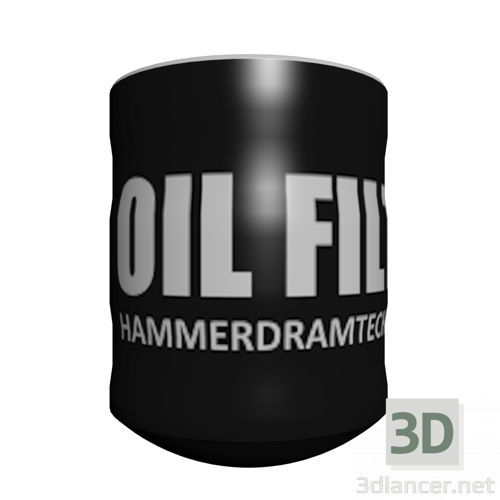 3d model Oil Filter 01 - preview