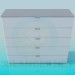 3d model The chest of drawers - preview