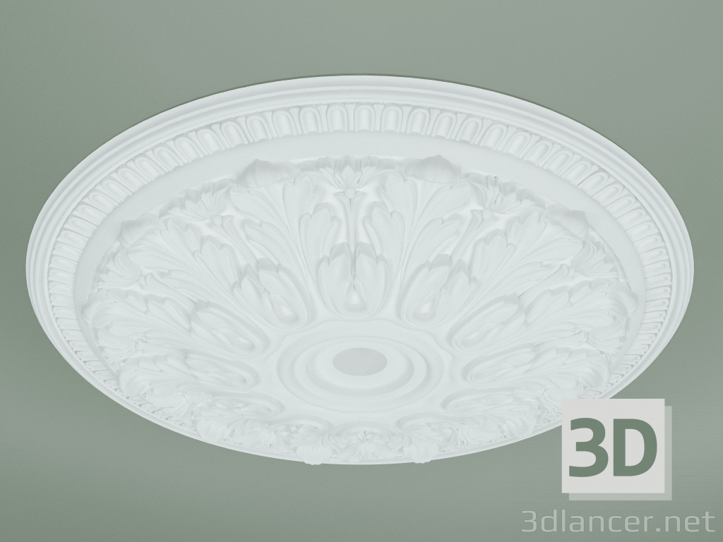 3d model Rosette with ornament RW015-1 - preview