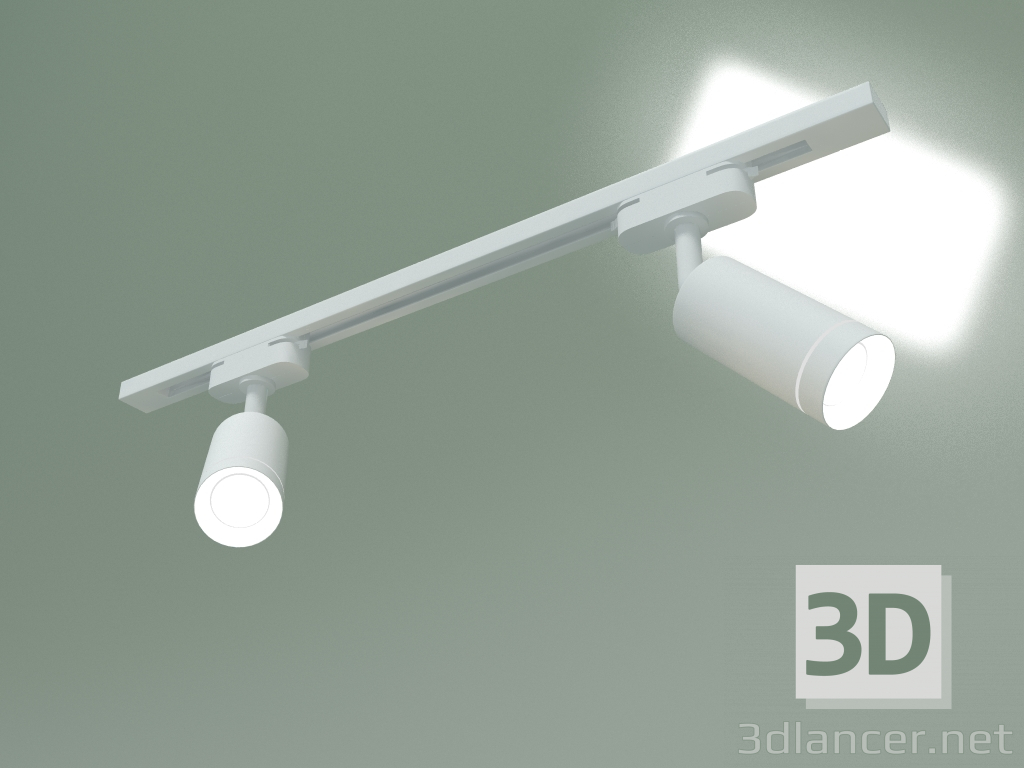 3D Modell LED-Schienenleuchte Glory LTB39 (weiß) - Vorschau
