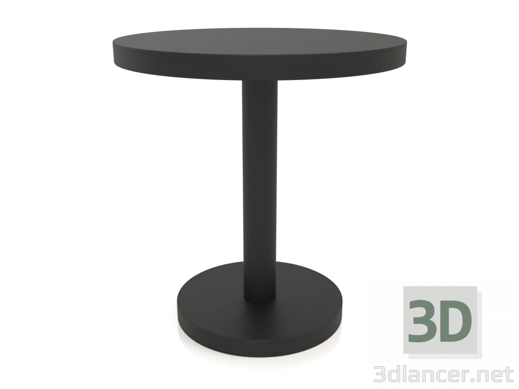 modello 3D Tavolo da pranzo DT 012 (P=700x750, legno nero) - anteprima