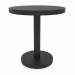 3d model Dining table DT 012 (D=700x750, wood black) - preview