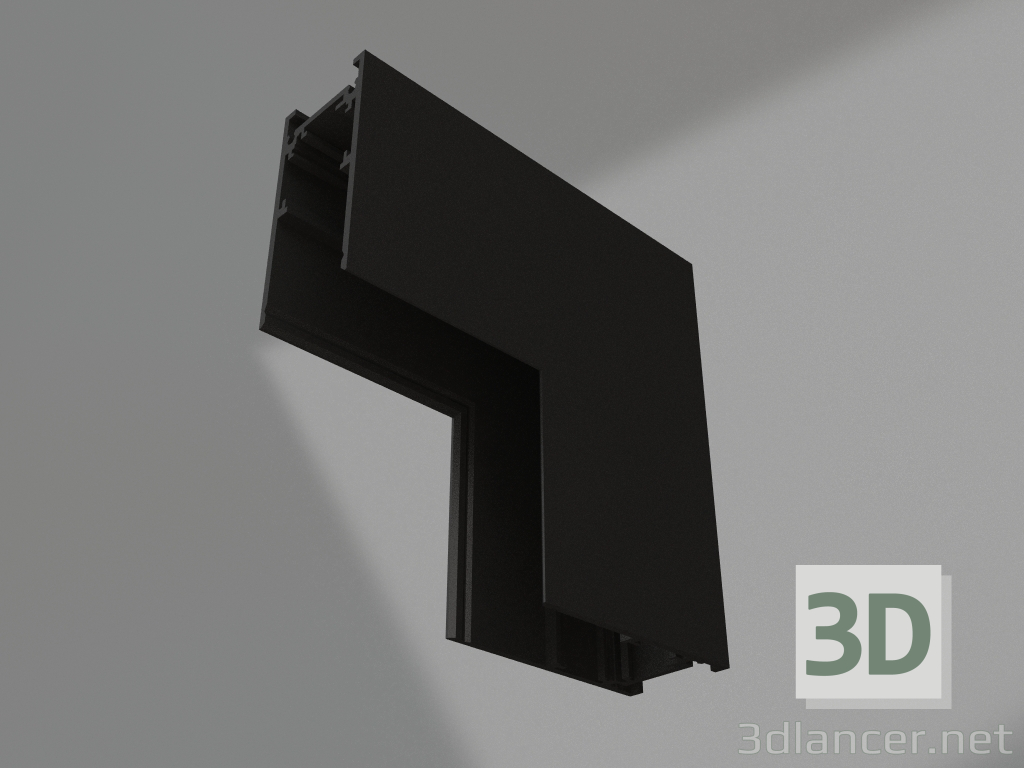 modèle 3D Connecteur d'angle MAG-CON-ORIENT-2652-L90-INT (BK, interne) - preview