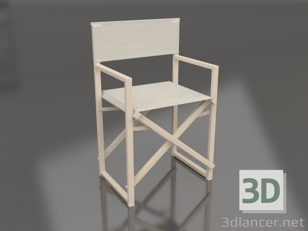 3D modeli Katlanır sandalye (Kum) - önizleme