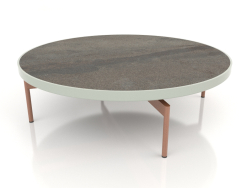 Tavolino rotondo Ø120 (Grigio cemento, DEKTON Radium)