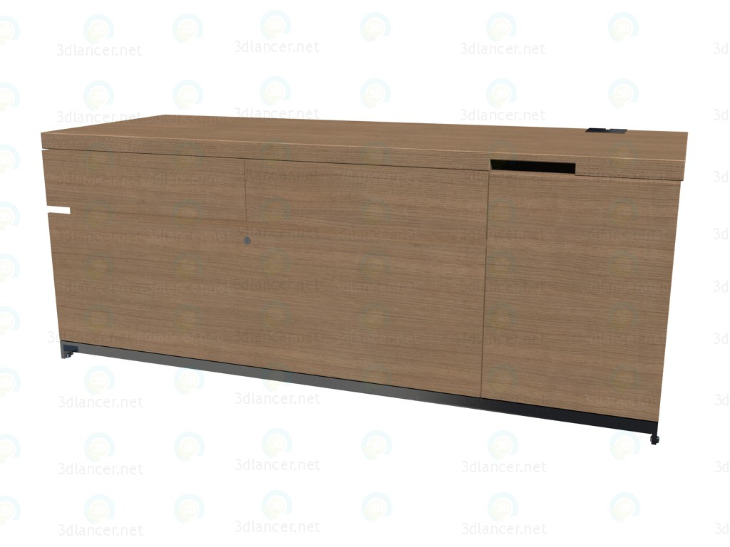 3d model Cajonera ECA 4S - vista previa