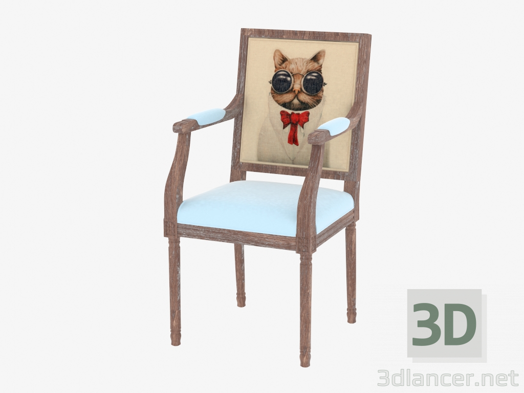 3D Modell Vorsehungs-Stuhl - Vorschau