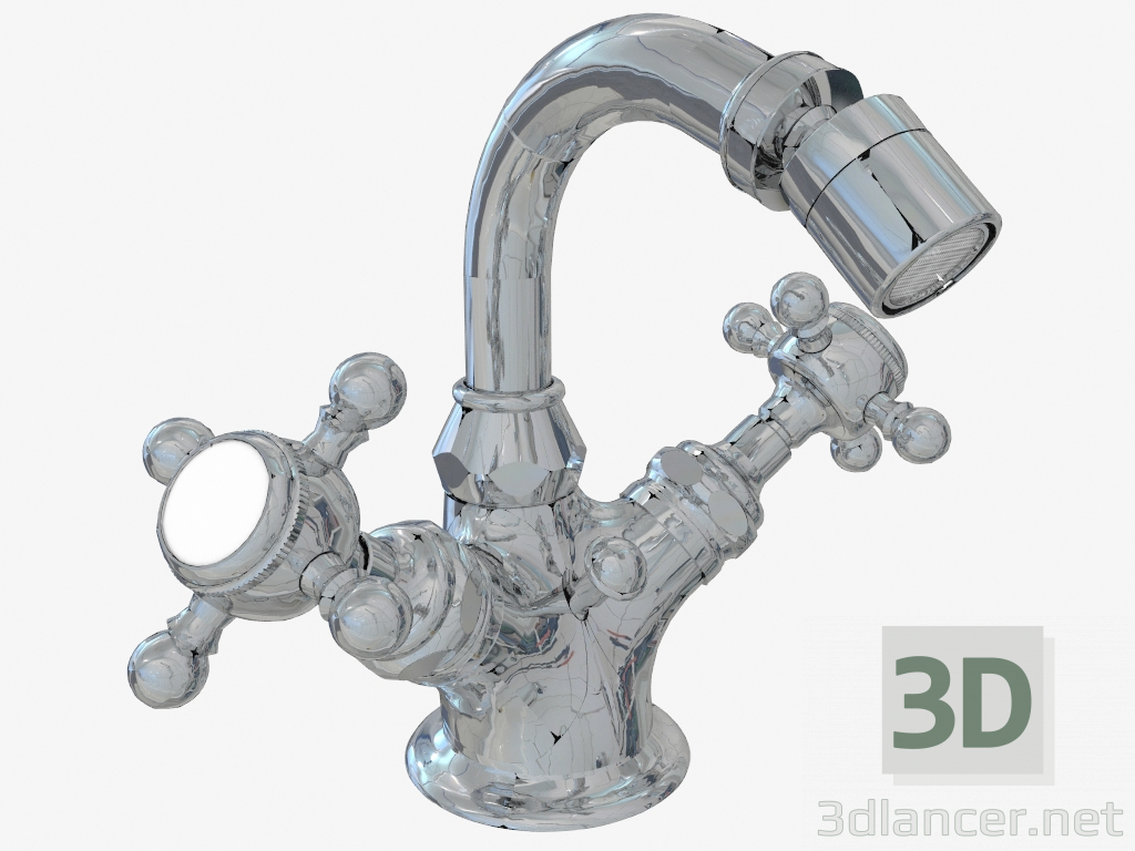 3D Modell Bidetarmatur Monobloc Bidetarmatur - Vorschau