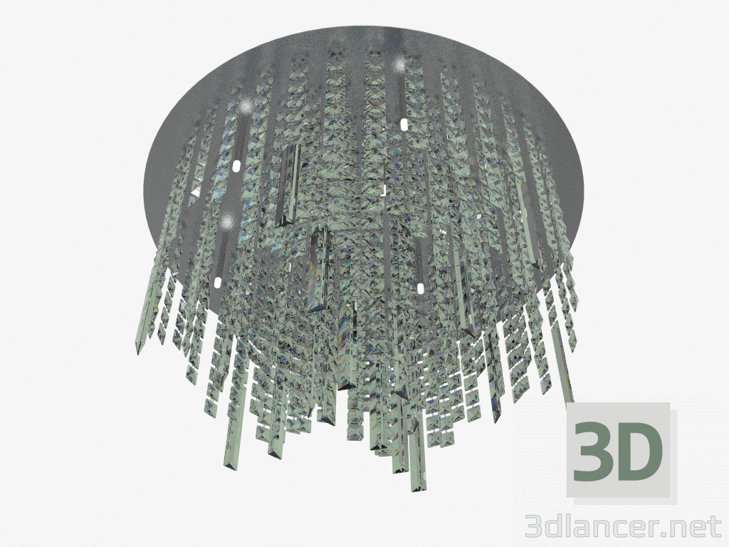modello 3D Lampadario da soffitto Lola (2231 12C) - anteprima