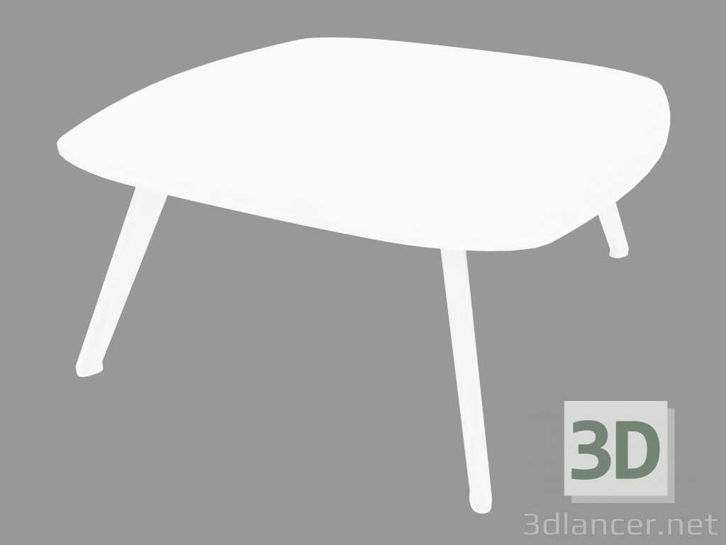 3D Modell Couchtisch (Lack 594 60x60x30) - Vorschau