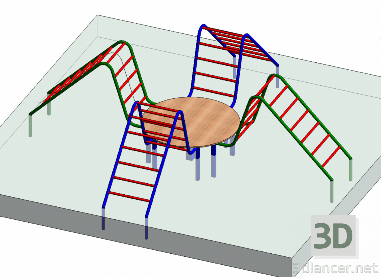 3D Modell Spinne - Vorschau