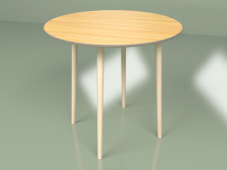 Середній стіл Супутник 80 см шпон (кавовий)
