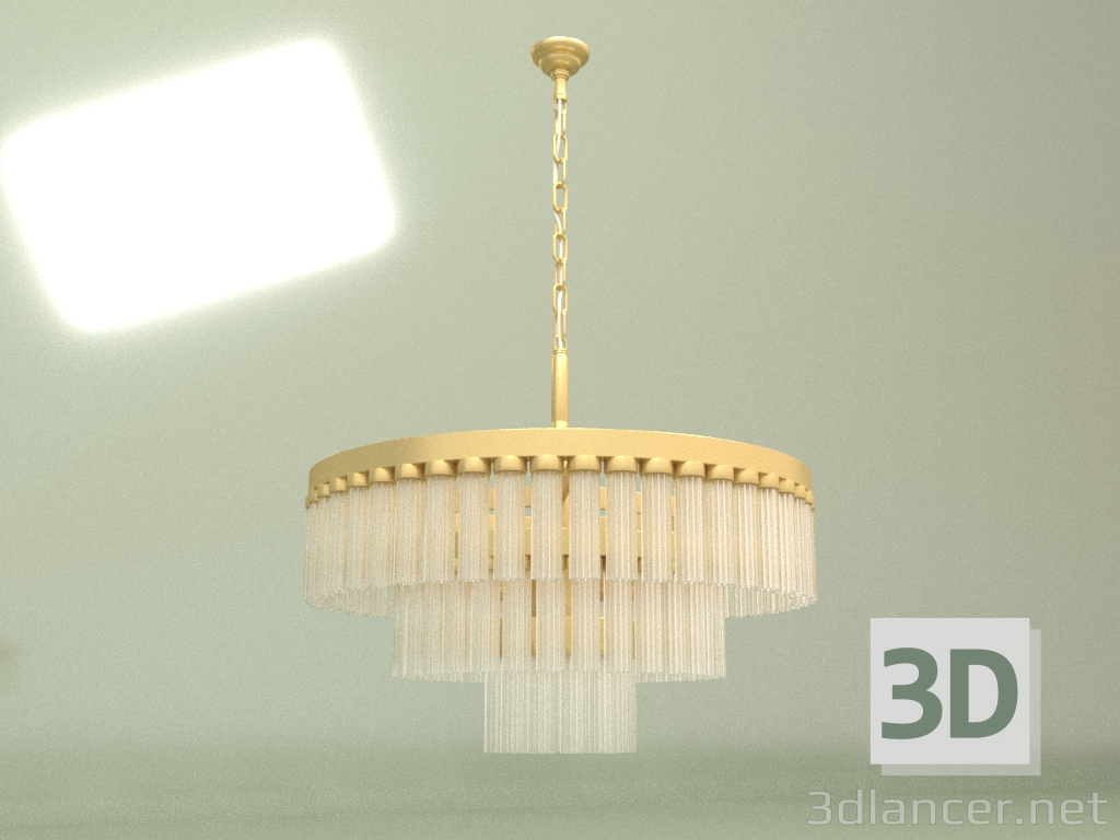 modello 3D Lampada a sospensione Crystal Circle diametro 84 - anteprima