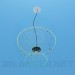 3d model Chandelier with inverted lampshade - preview