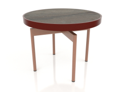 Round coffee table Ø60 (Wine red, DEKTON Radium)