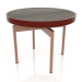 modèle 3D Table basse ronde Ø60 (Rouge vin, DEKTON Radium) - preview