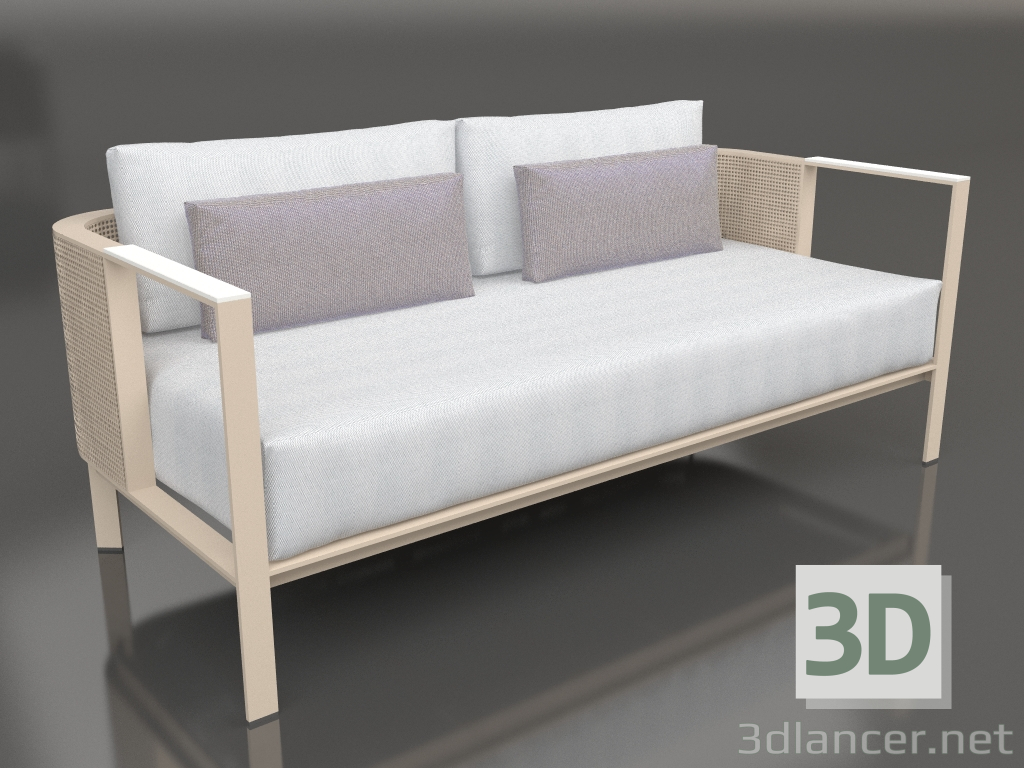 3d model 2-seater sofa (Sand) - preview