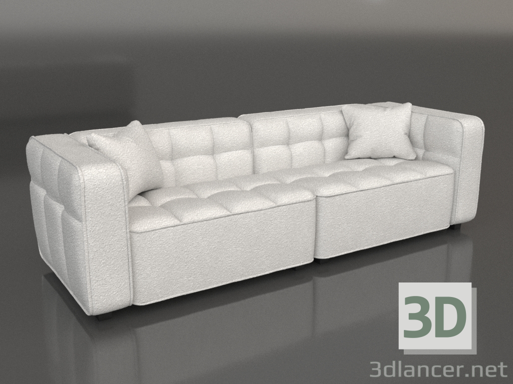 3D modeli Küp kanepe - önizleme