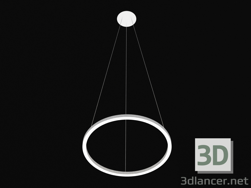 modello 3D sospensione LED (DL18554_01WW D600) - anteprima