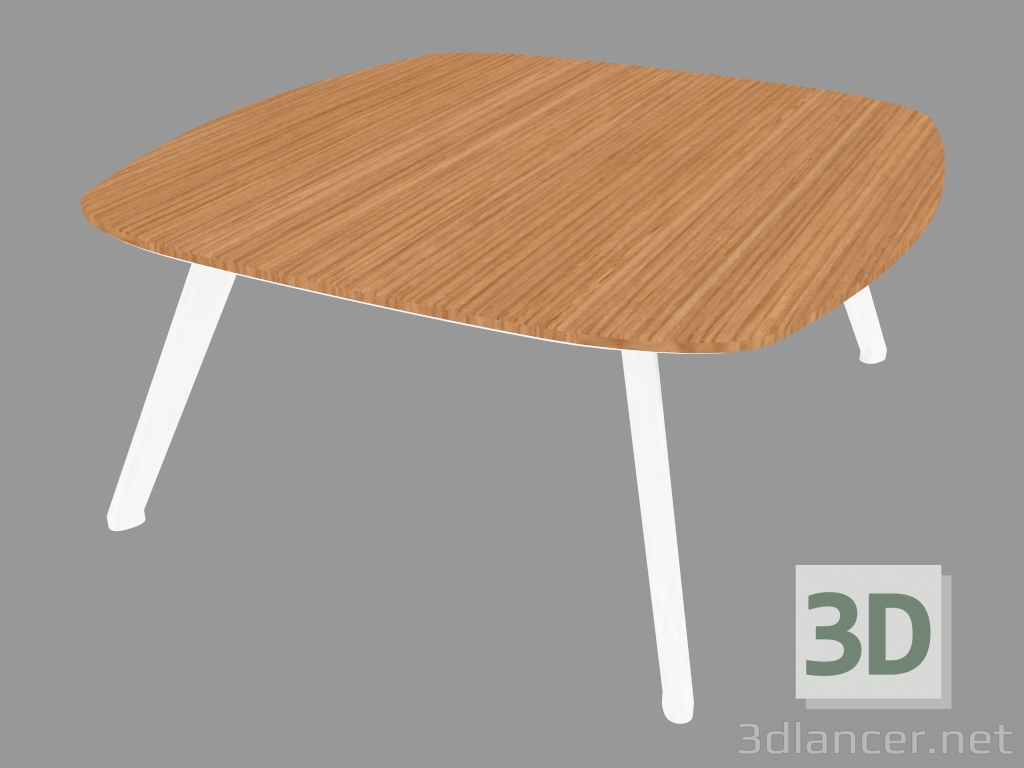 modello 3D Tavolino (rovere 60x60x30) - anteprima