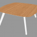 modello 3D Tavolino (rovere 60x60x30) - anteprima