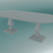 3d model Oval folding dining table - preview