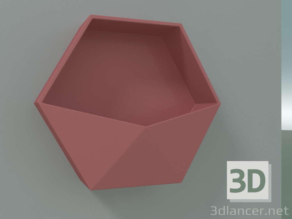 3D Modell Aquilone-Tablett (RAL 3014) - Vorschau