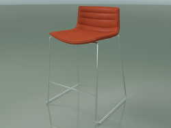 Bar chair 0486 (on a sled, with upholstery)
