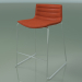 3d model Bar chair 0486 (on a sled, with upholstery) - preview