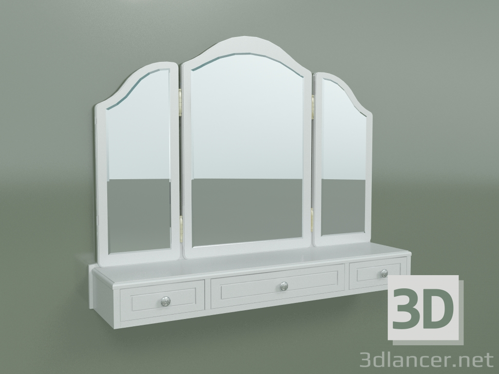 3D Modell Spiegel mit Schubladen PM 430 - Vorschau