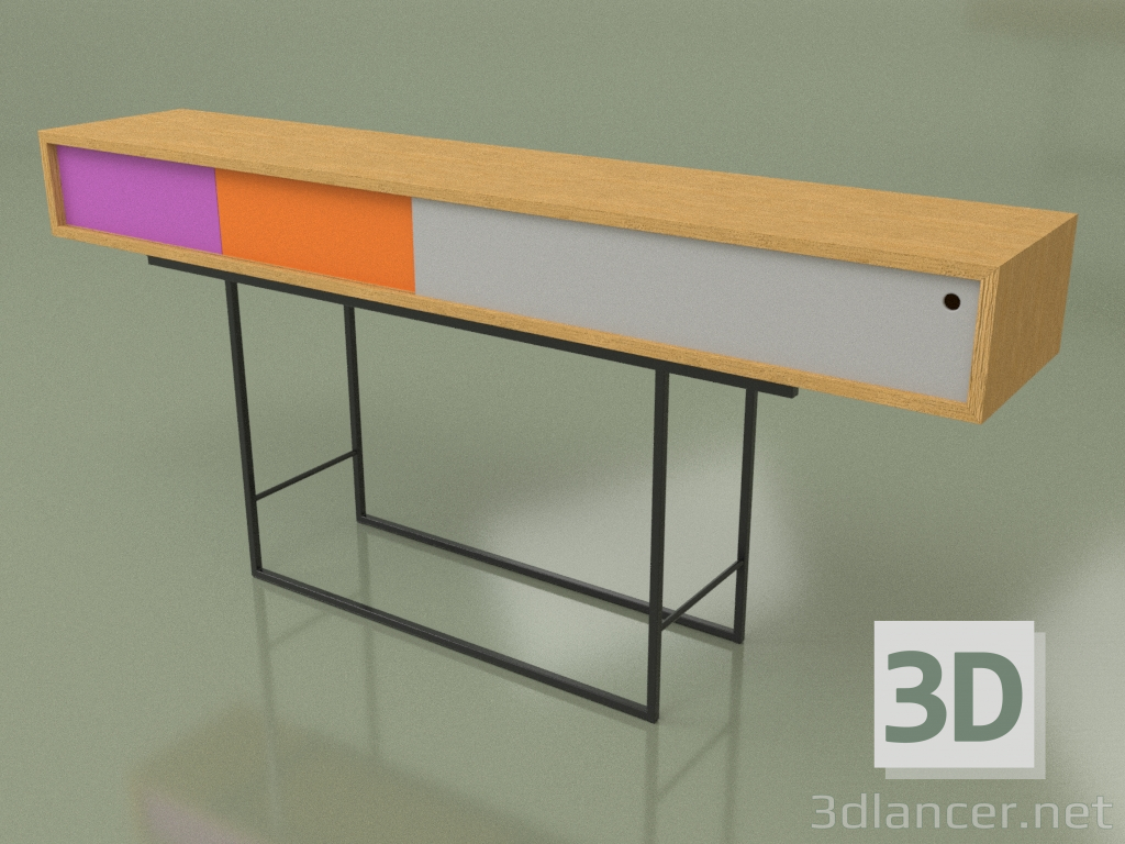 3d model Console LONG NEW (5) - preview