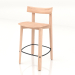 3d model Semi-bar chair Nora (light) - preview