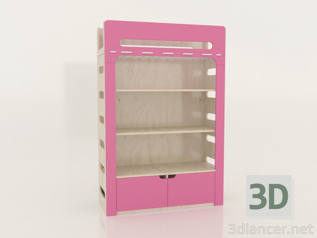 modello 3D Libreria MOVE D (KFMDAA) - anteprima