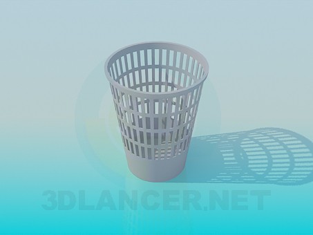 3d модель Урна для мусора – превью 3d модель Урна для мусора – превью
