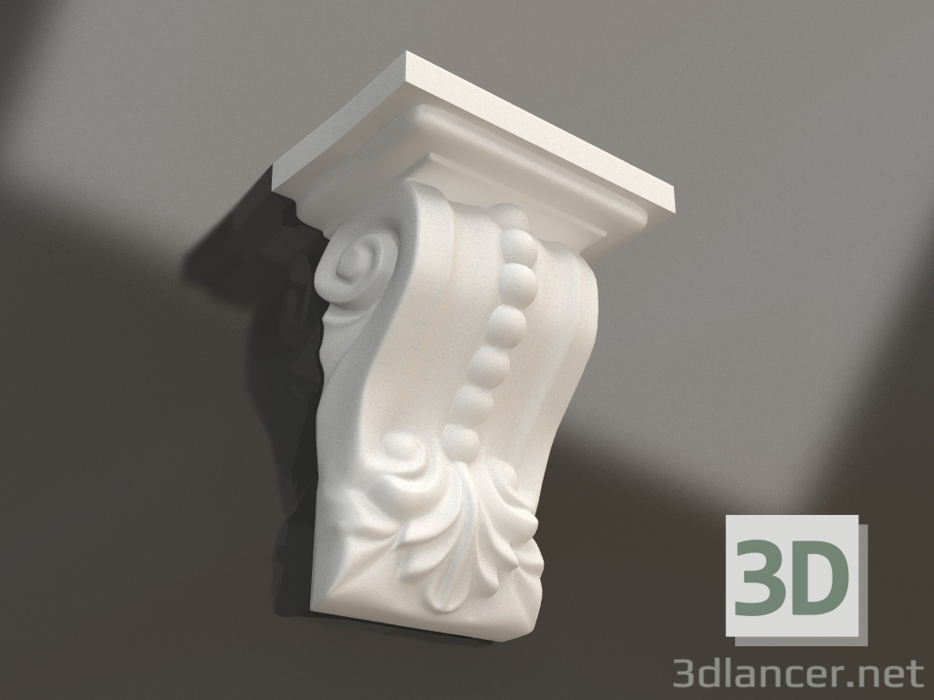 modèle 3D Support de plâtre KR 007 (143x71x115) - preview