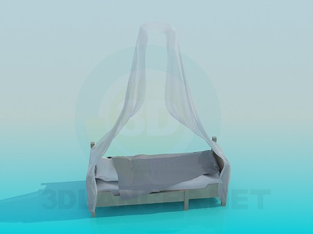 3d model Bed - preview 3d model Bed - preview