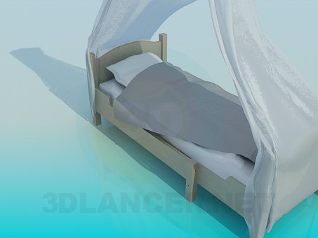 3d model Bed - preview 3d model Bed - preview