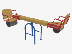 Balança cadeira de balanço de peso de um parque infantil (U0004)