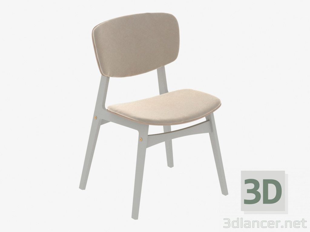 modèle 3D Chaise rembourrée SID (IDA009061001) - preview