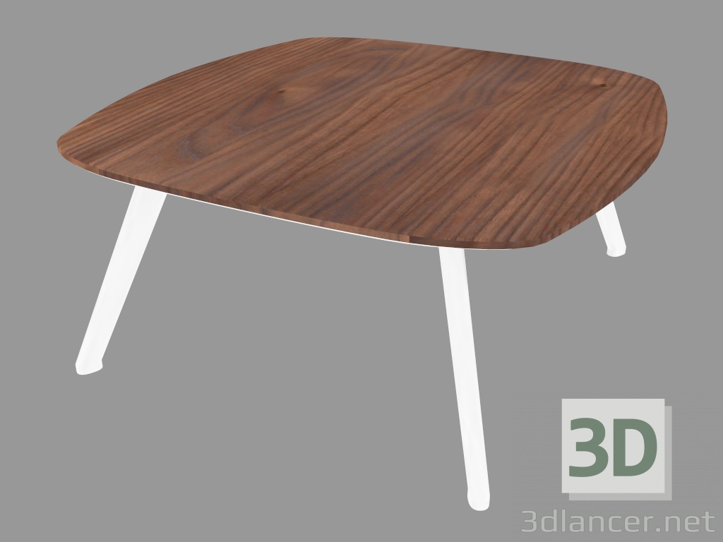 3 डी मॉडल कॉफी टेबल (अखरोट 60x60x30) - पूर्वावलोकन
