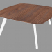 3 डी मॉडल कॉफी टेबल (अखरोट 60x60x30) - पूर्वावलोकन