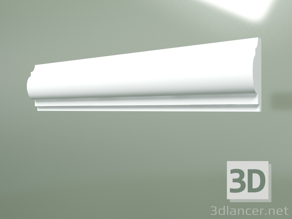 modello 3D Modanatura in gesso MT301 - anteprima