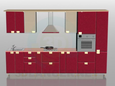 3D modeli Mutfak Seti - önizleme