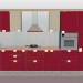 3D modeli Mutfak Seti - önizleme