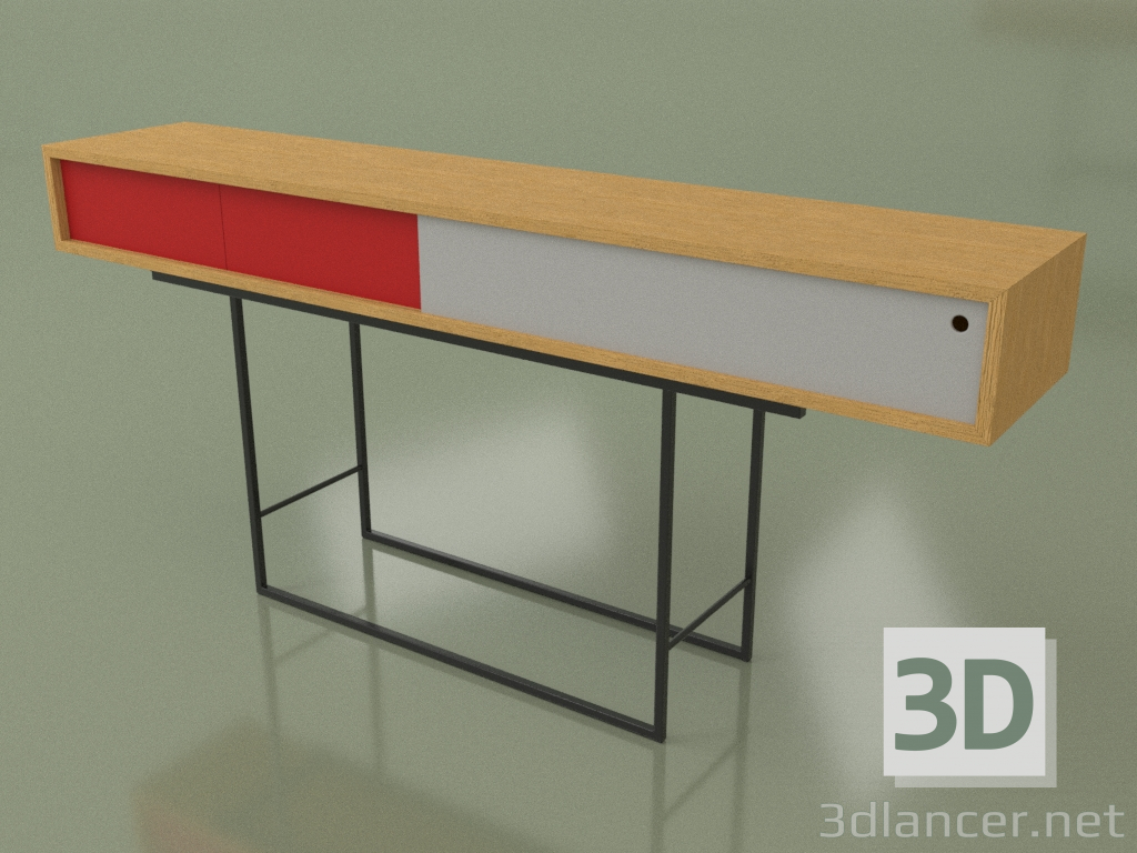 3d model Console LONG NEW (6) - preview