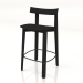 3d model Semi-bar chair Nora (dark) - preview