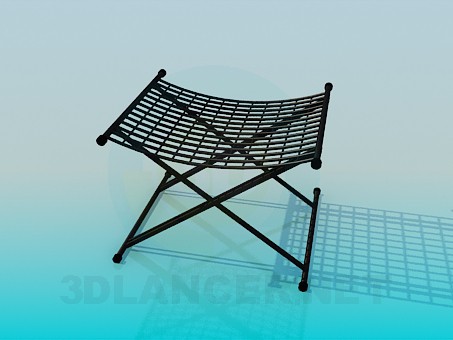 3d model Folding stool - preview 3d model Folding stool - preview