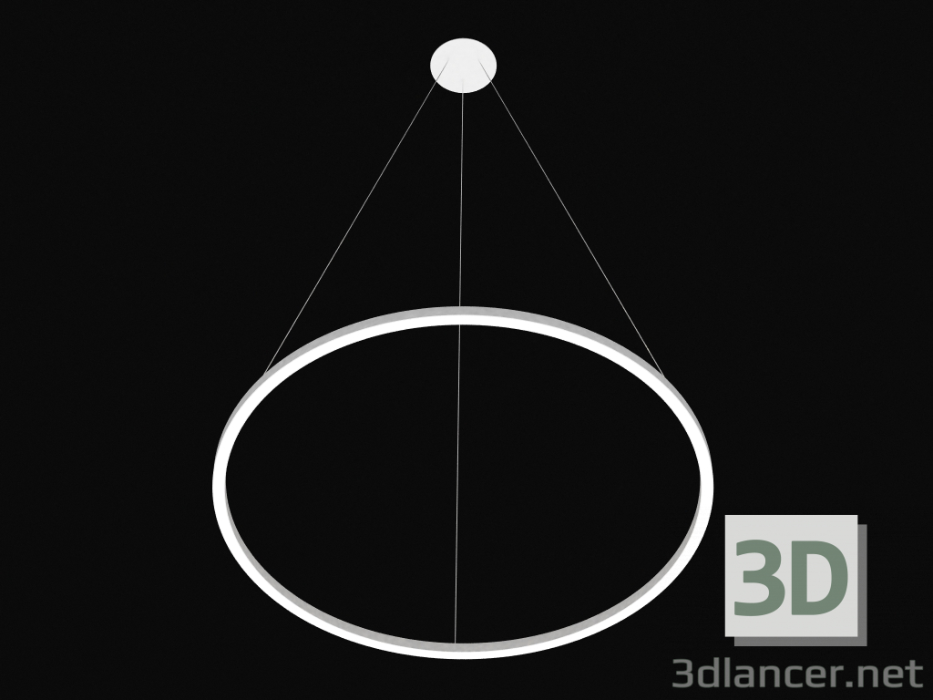 modello 3D sospensione LED (DL18554_01WW D1000) - anteprima